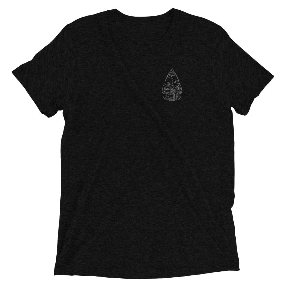 Down The Range Coffee Merch Solid Black Triblend / XS Never Stop Exploring T